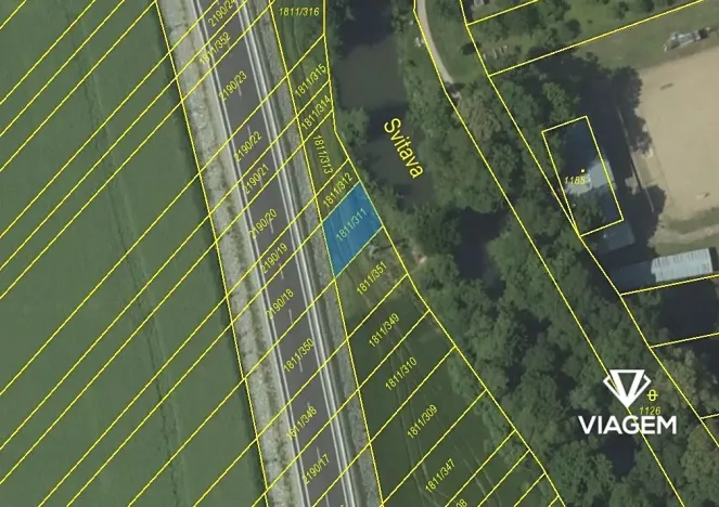 Prodej pole, Rájec-Jestřebí, 809 m2