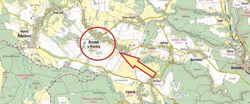 Prodej zahrady, Brodek u Konice, 4068 m2