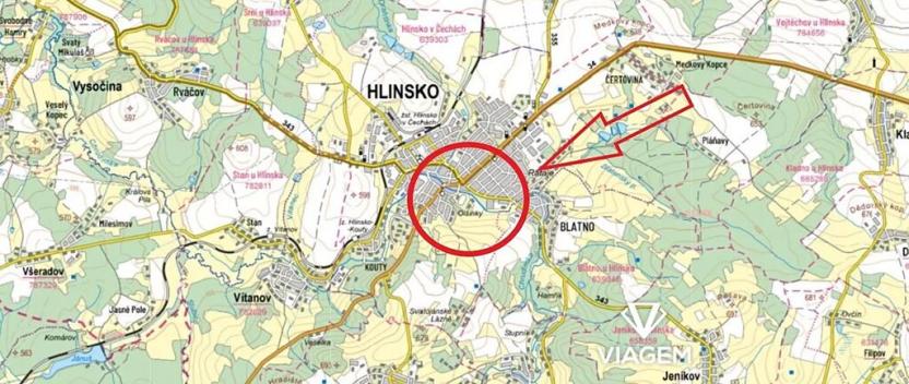 Prodej podílu pole, Hlinsko, 1848 m2