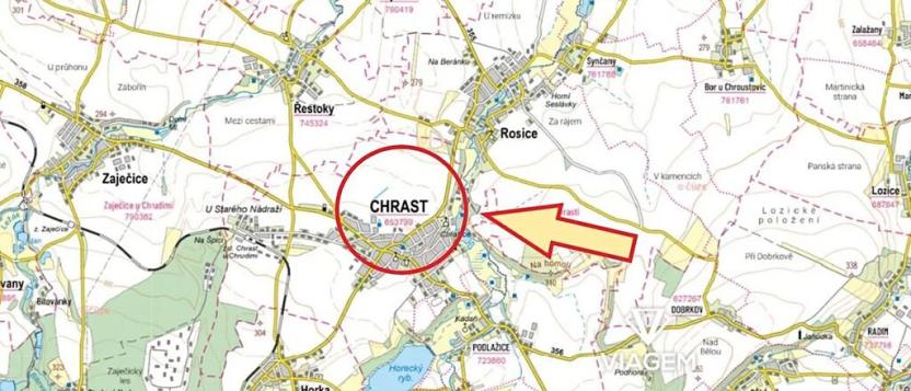 Prodej pole, Chrast, 3776 m2