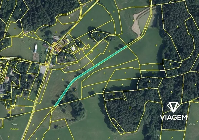 Prodej pole, Bor u Skutče, 1431 m2