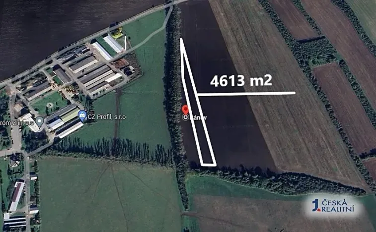 Prodej podílu pole, Bánov, 1537 m2