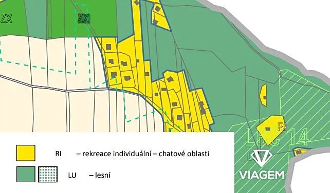 Prodej lesa, Chyňava, 2555 m2