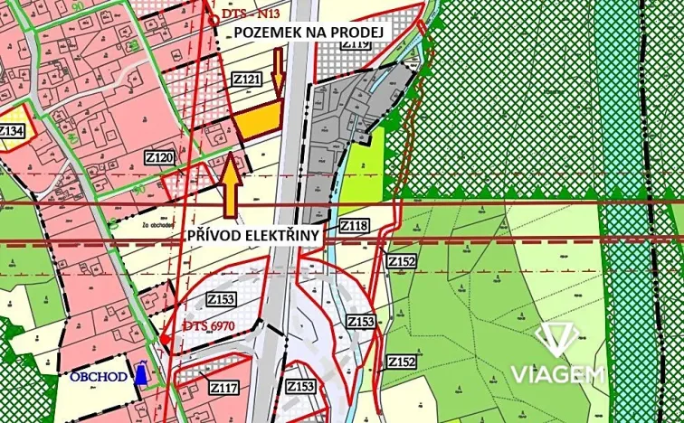 Prodej zahrady, Baška, 1664 m2