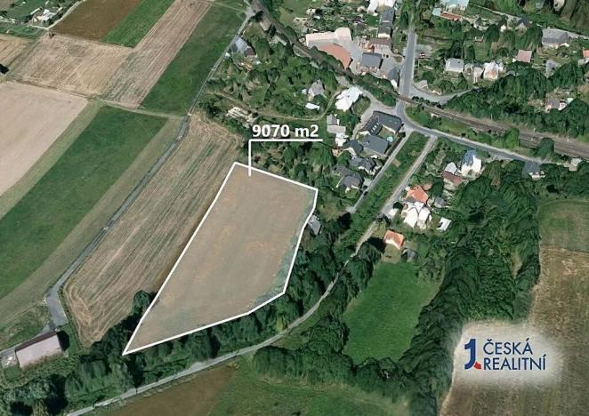 Prodej podílu pole, Jindřichov, 1133 m2