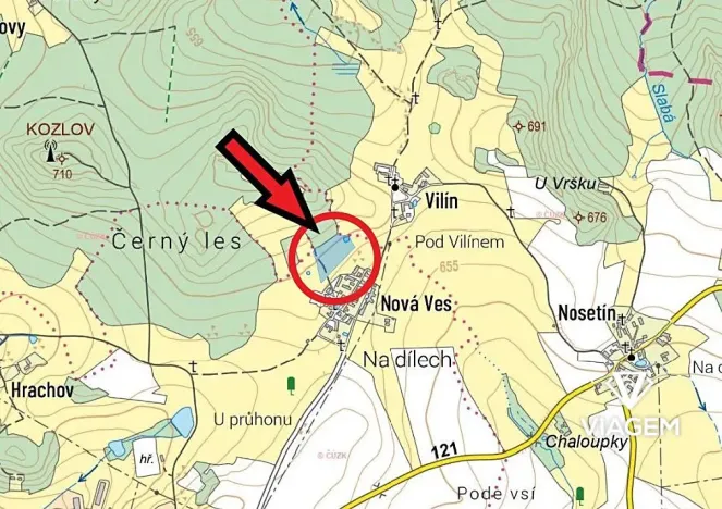 Prodej podílu zahrady, Chyšky, 154 m2