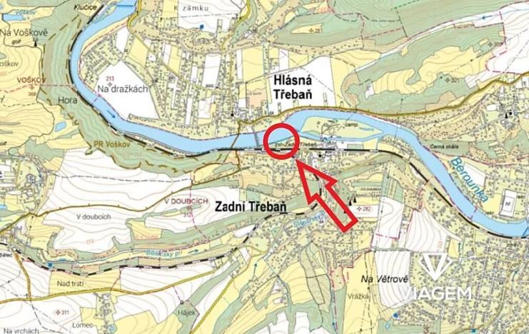 Prodej pole, Zadní Třebaň, 264 m2