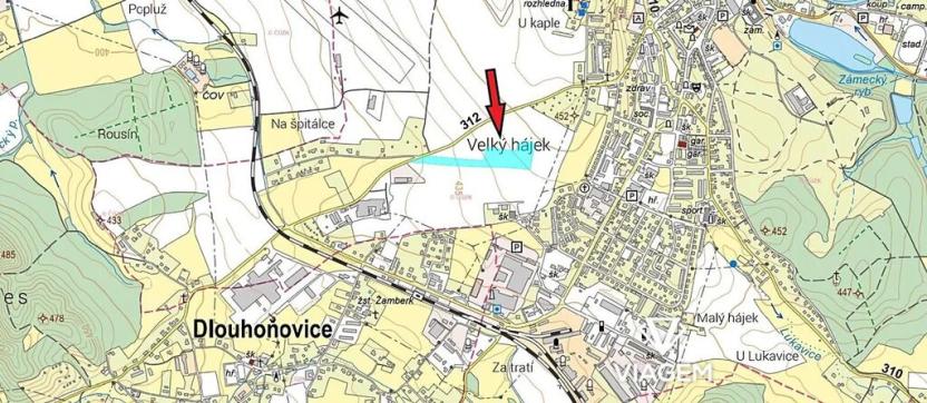 Prodej podílu komerčního pozemku, Záchlumí, 1630 m2