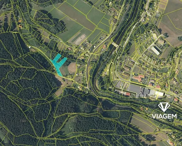 Prodej podílu zahrady, Poniklá, 2421 m2