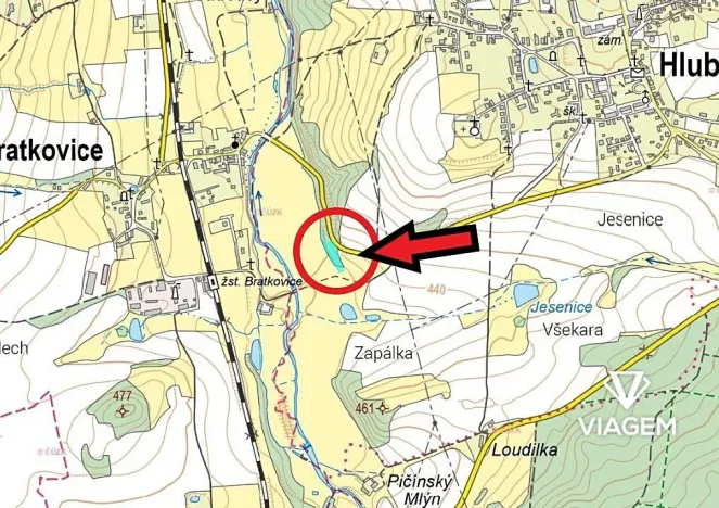 Prodej podílu zahrady, Hluboš, 344 m2