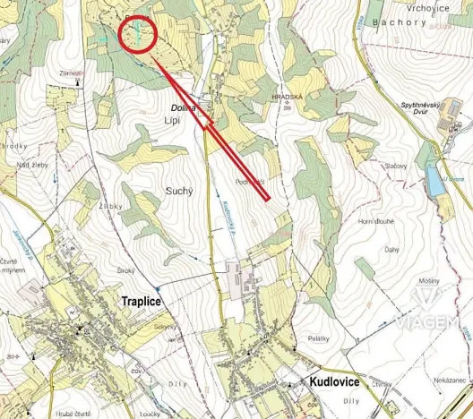 Prodej podílu zahrady, Kudlovice, 377 m2