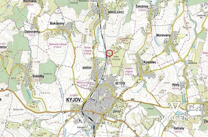 Prodej podílu zahrady, Kyjov, 384 m2