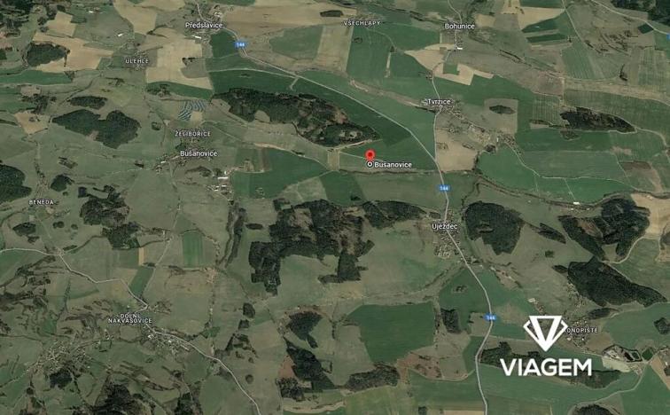 Prodej podílu pole, Bušanovice, 540 m2