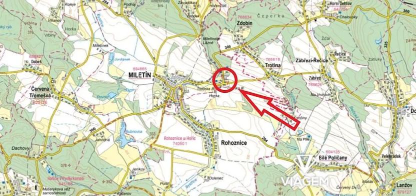 Prodej zahrady, Rohoznice, 399 m2