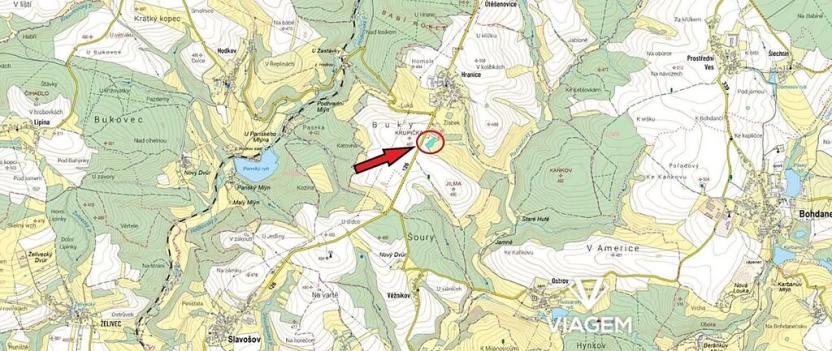 Prodej podílu pole, Slavošov, 1951 m2