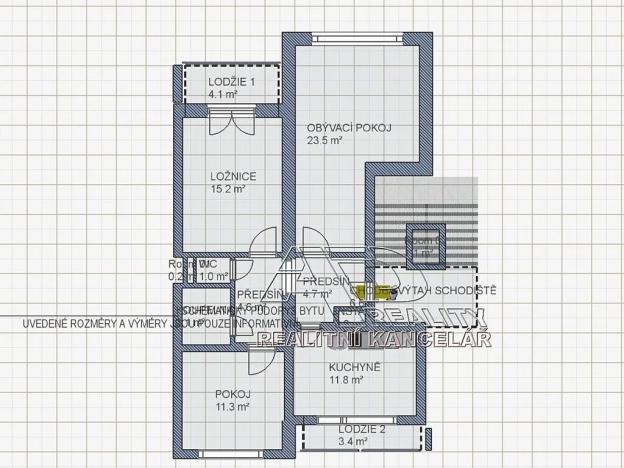 Prodej bytu 3+1, České Budějovice, J. Š. Baara, 76 m2