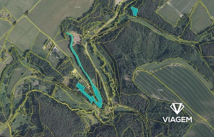 Prodej podílu lesa, Cetenov, 3455 m2
