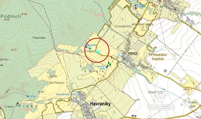 Prodej podílu zahrady, Znojmo, 2752 m2