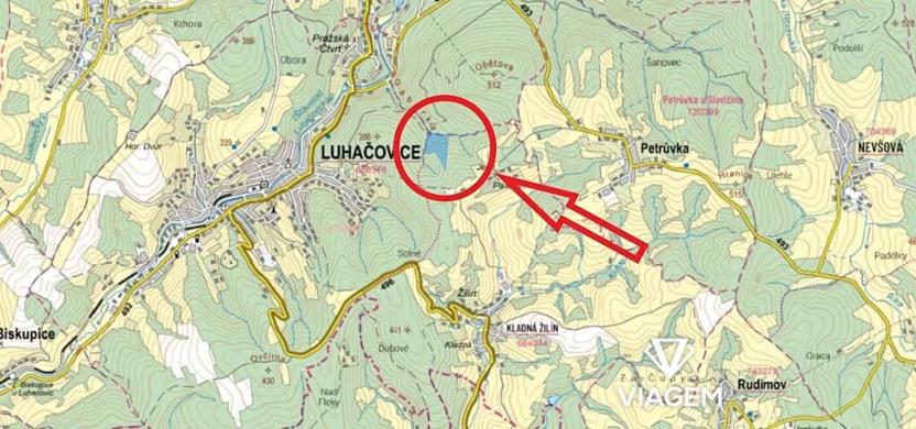 Prodej podílu pole, Luhačovice, 6089 m2