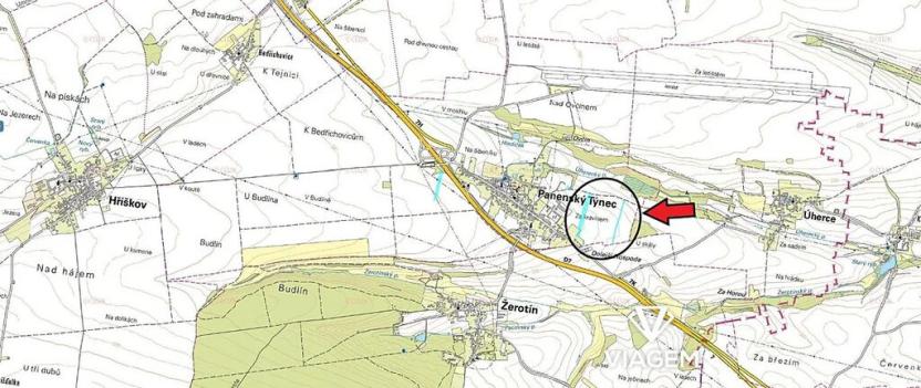 Prodej podílu pole, Panenský Týnec, 1871 m2