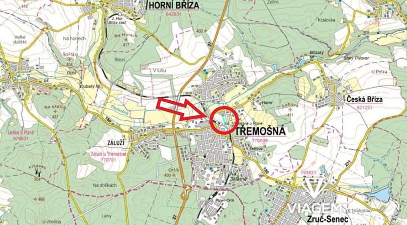 Prodej podílu pole, Třemošná, 770 m2