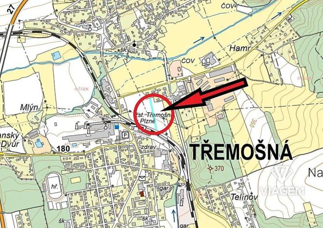 Prodej podílu pozemku, Třemošná, 258 m2