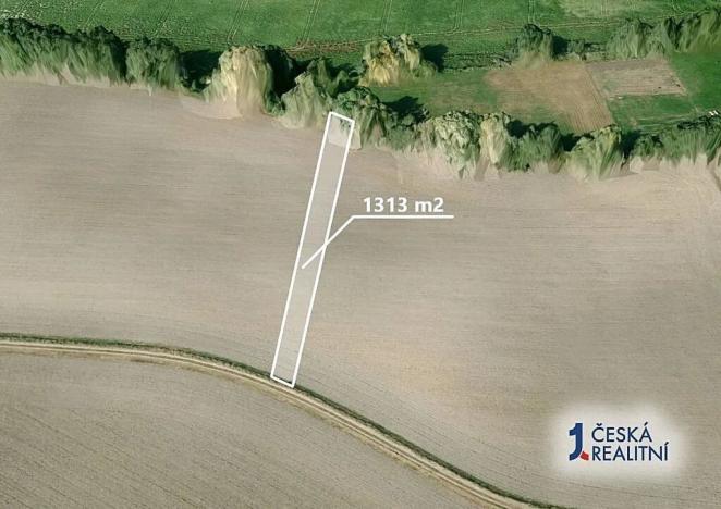 Prodej podílu pole, Dětenice, 437 m2