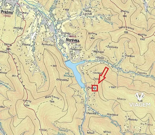 Prodej podílu lesa, Morávka, 4866 m2