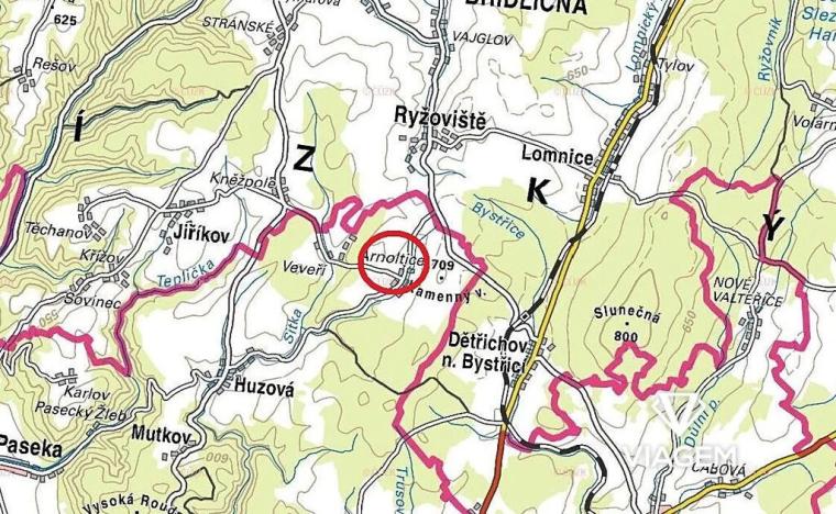 Prodej zahrady, Huzová, 783 m2