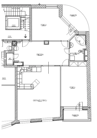 Pronájem bytu 3+kk, Praha - Braník, Mezivrší, 118 m2