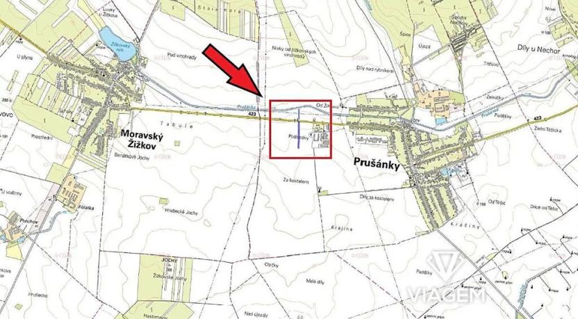 Prodej podílu pole, Prušánky, 230 m2