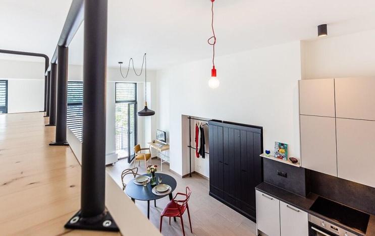 Pronájem bytu 1+kk, Praha - Holešovice, V háji, 49 m2