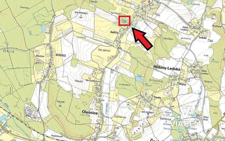 Prodej podílu lesa, Olešnice, 292 m2