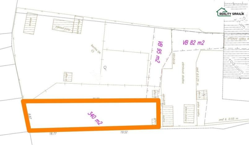 Prodej zahrady, Františkovy Lázně, Americká, 340 m2