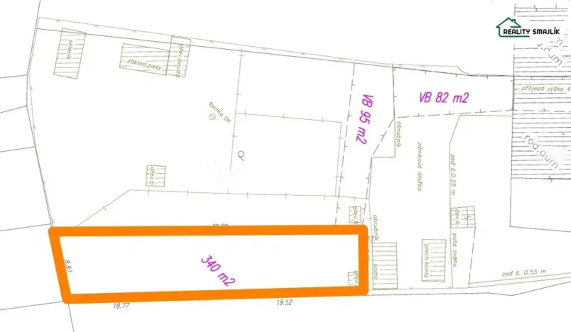 Prodej zahrady, Františkovy Lázně, Americká, 340 m2