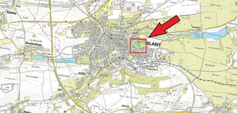 Prodej podílu lesa, Slaný, 2497 m2