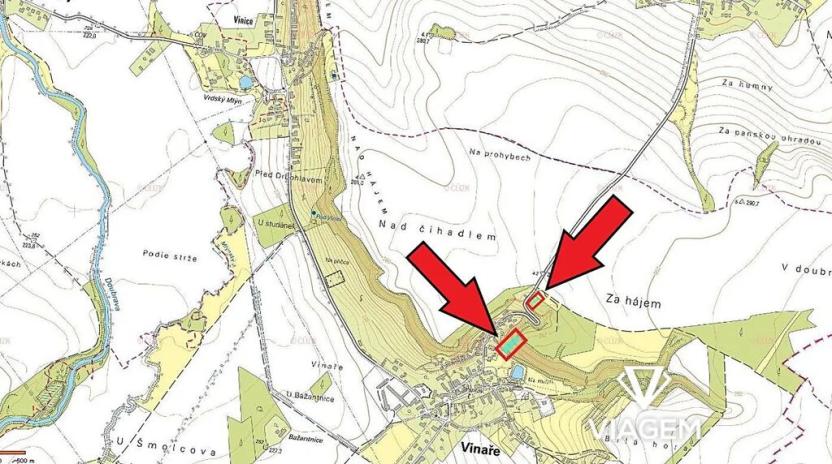 Prodej podílu lesa, Vinaře, 1243 m2