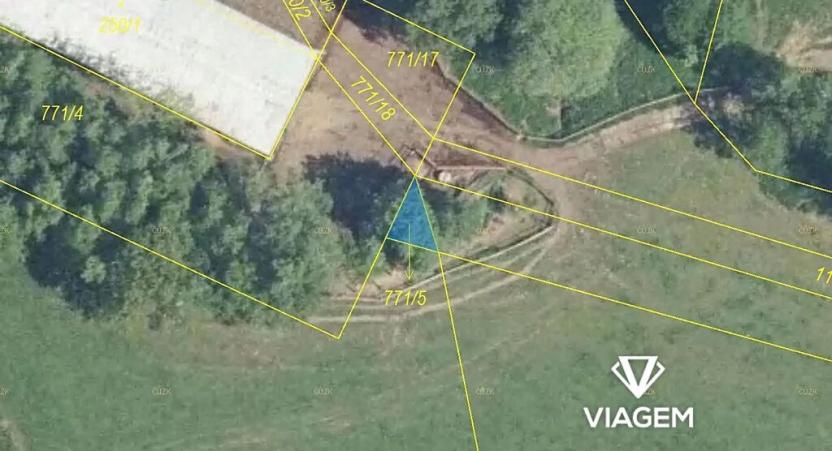 Prodej podílu pole, Těchonín, 986 m2