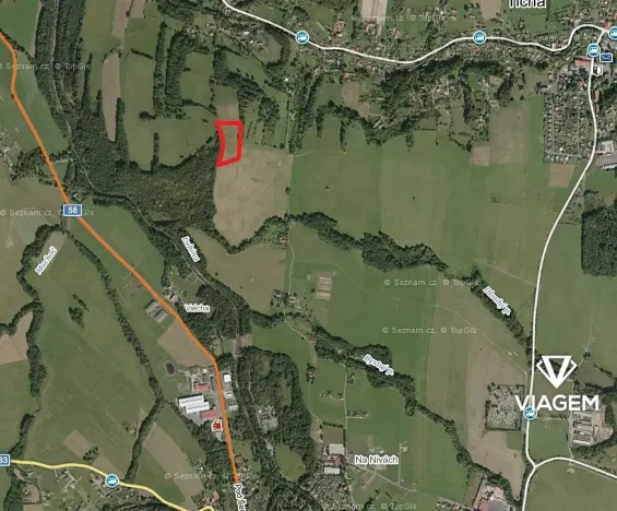 Prodej podílu pole, Tichá, 441 m2