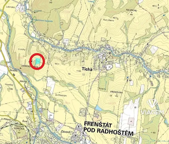Prodej podílu pole, Tichá, 441 m2