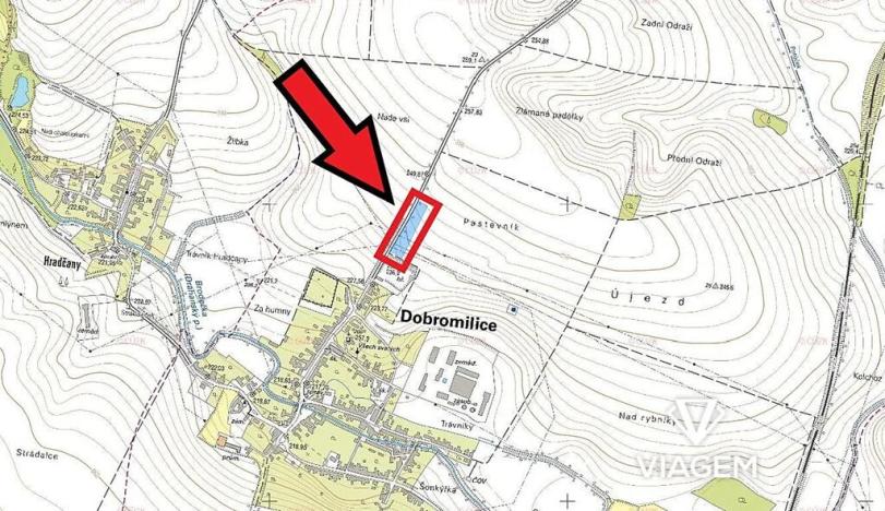 Prodej podílu pole, Dobromilice, 431 m2