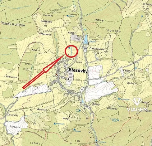 Prodej pole, Březůvky, 1990 m2