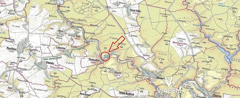 Prodej podílu lesa, Pustověty, 2203 m2