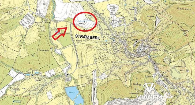 Prodej pole, Štramberk, 1135 m2