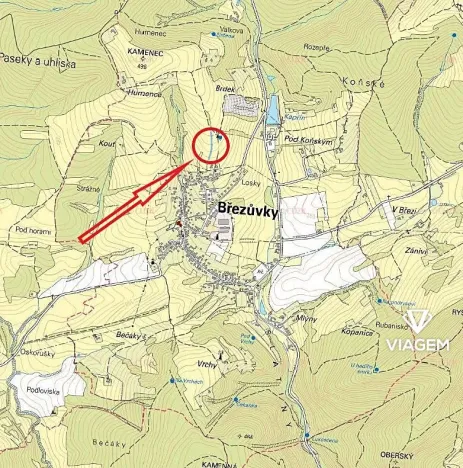 Prodej pole, Březůvky, 1925 m2