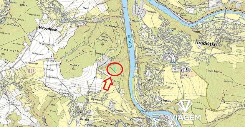 Prodej podílu zahrady, Štěchovice, 469 m2