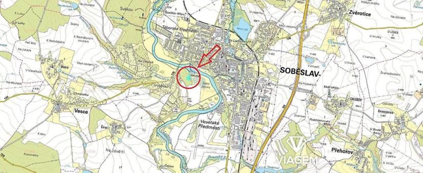 Prodej podílu pole, Soběslav, 1798 m2