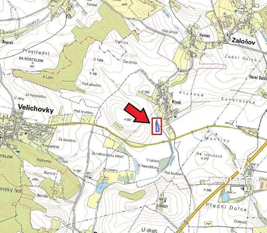 Prodej podílu pole, Rtyně v Podkrkonoší, 616 m2