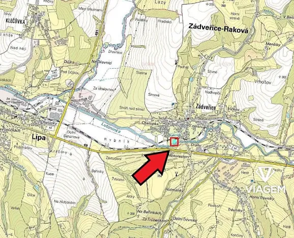 Prodej podílu zahrady, Zádveřice-Raková, 130 m2