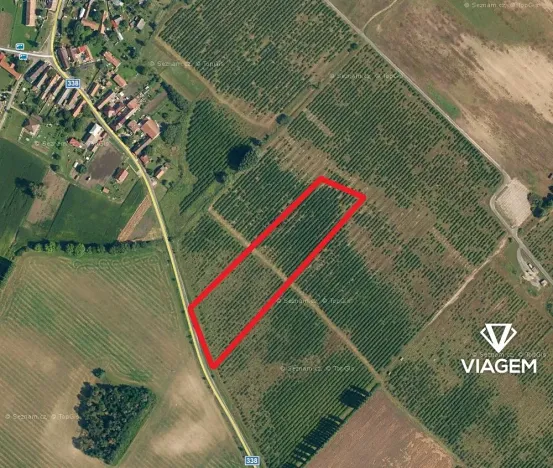 Prodej podílu zahrady, Horušice, 2981 m2